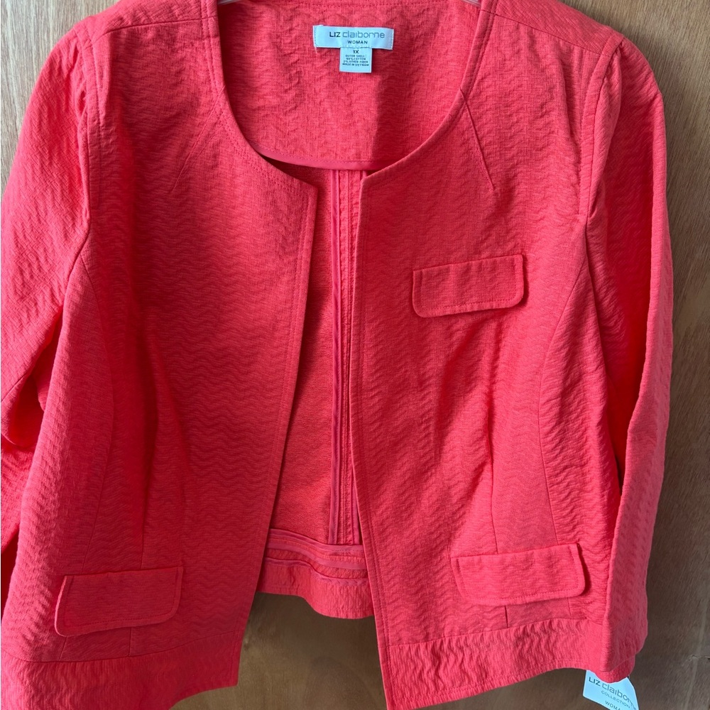Liz Claiborne Women's intense coral Jacket